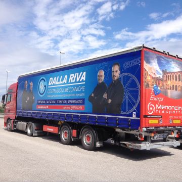 Dalla Riva Menoncin decorazione camion